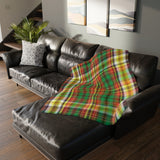 66CB  Colorful Plaid Blanket