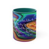 58CMSM  Colorful Marble Genesis 1:9-10 Mug
