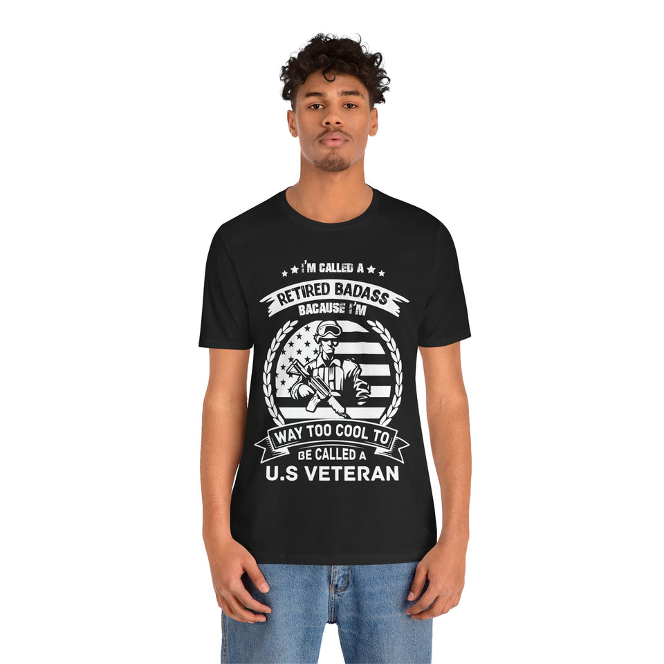 11USAR  Retired US Veterans Military t shirt