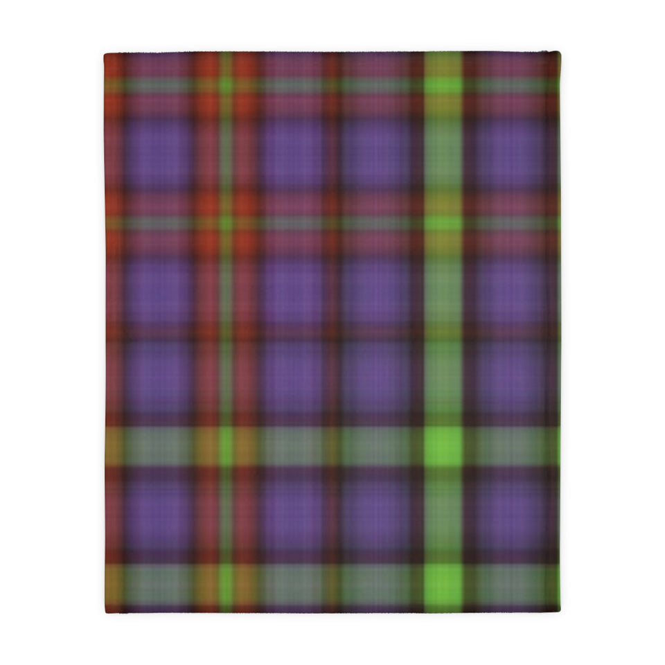 21CB  Colorful Plaid Blanket