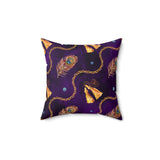 39PCF  Peacock Feather Pillow