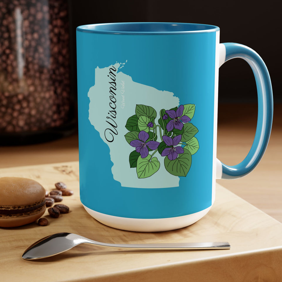 49SFM  Wisconsin State Flower Mug