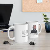 16TJQM  Thomas Jefferson Historical Quote mug