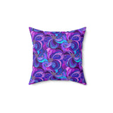 27PCF  Peacock Feather Pillow