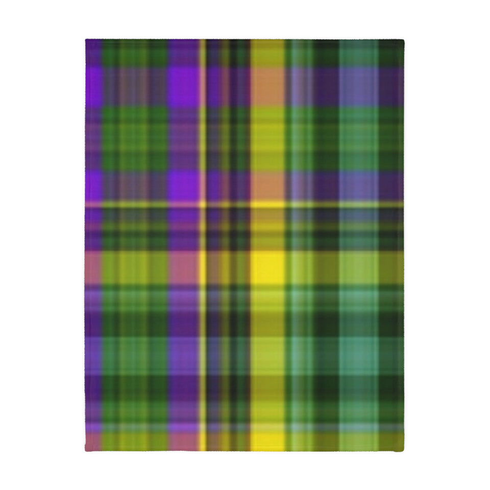 28CB  Colorful Plaid Blankets