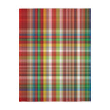 42CB  Colorful Plaid Blanket