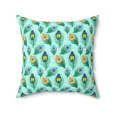 48PCF  Peacock Feather Pillows