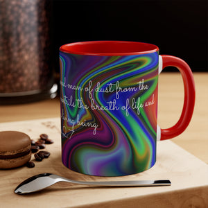 60CMSM  Colorful Marble Genesis 2:7 Mug