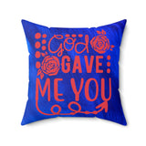 12WCP  Watercolor Christian Pillow