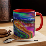 58CMSM  Colorful Marble Genesis 1:9-10 Mug