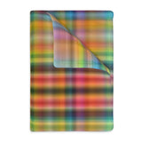 59CB  Colorful Plaid Blanket