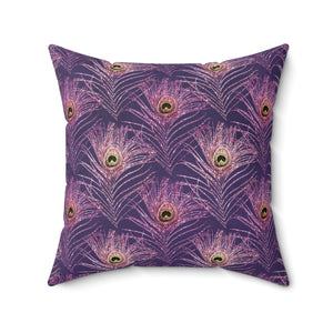 13PCF  Peacock Feather Pillow