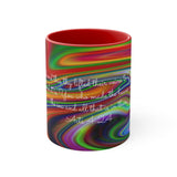 54CMSM  Colorful Marble Acts 4:24 Mug