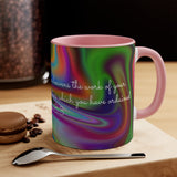 62CMSM  Colorful Marble Psalms 8:3  Mug