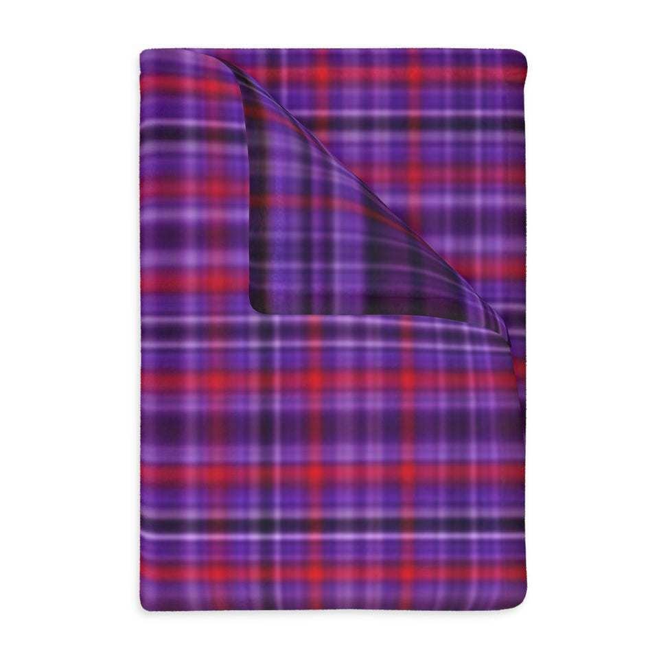 35CB  Colorful Plaid Blanket