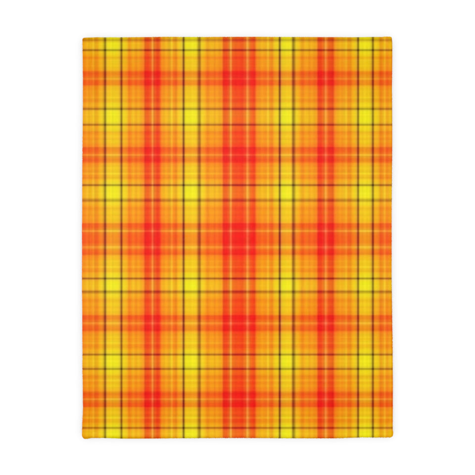 36CB  Colorful Plaid Blanket