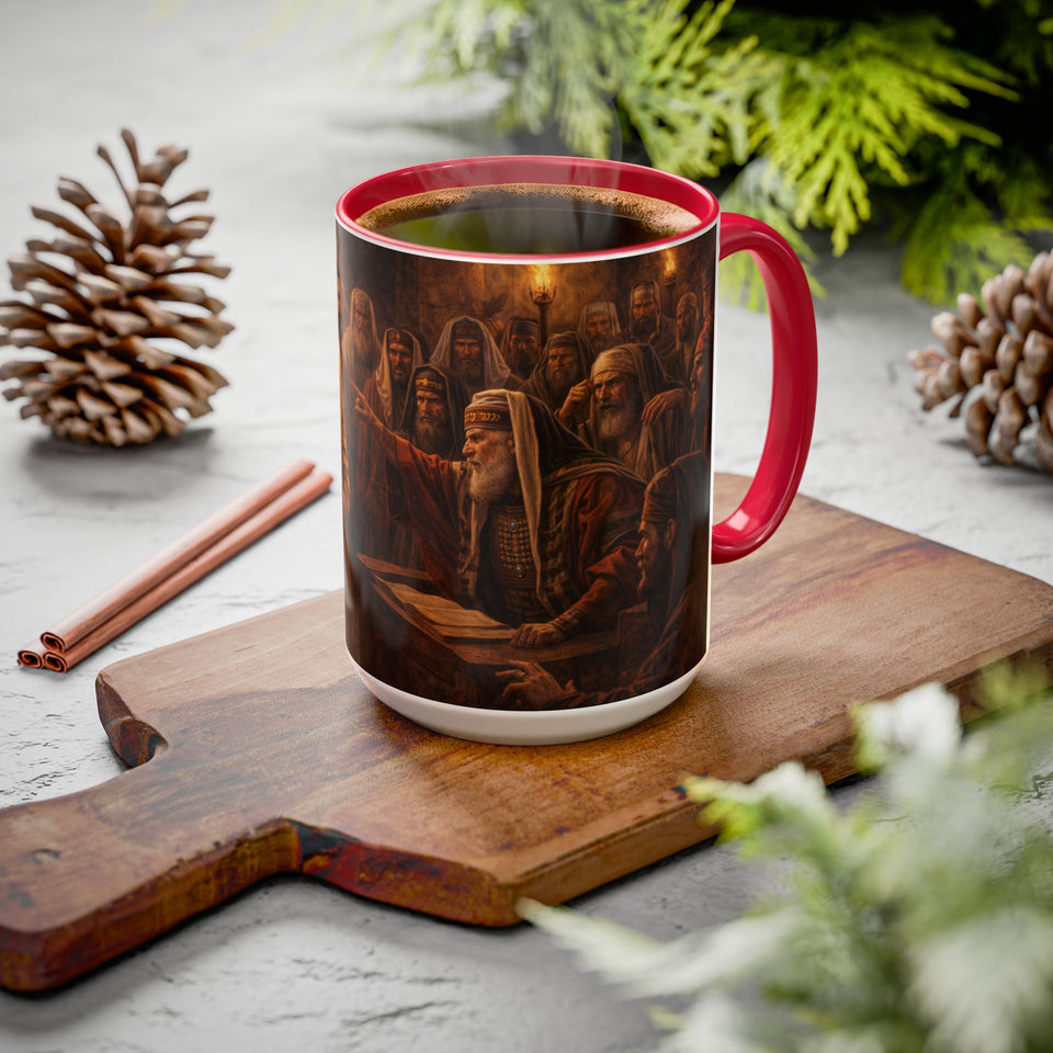 BSM80  Jesus Stands Before the Sanhedrin Mug