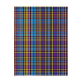 48CB  Colorful Plaid Blanket