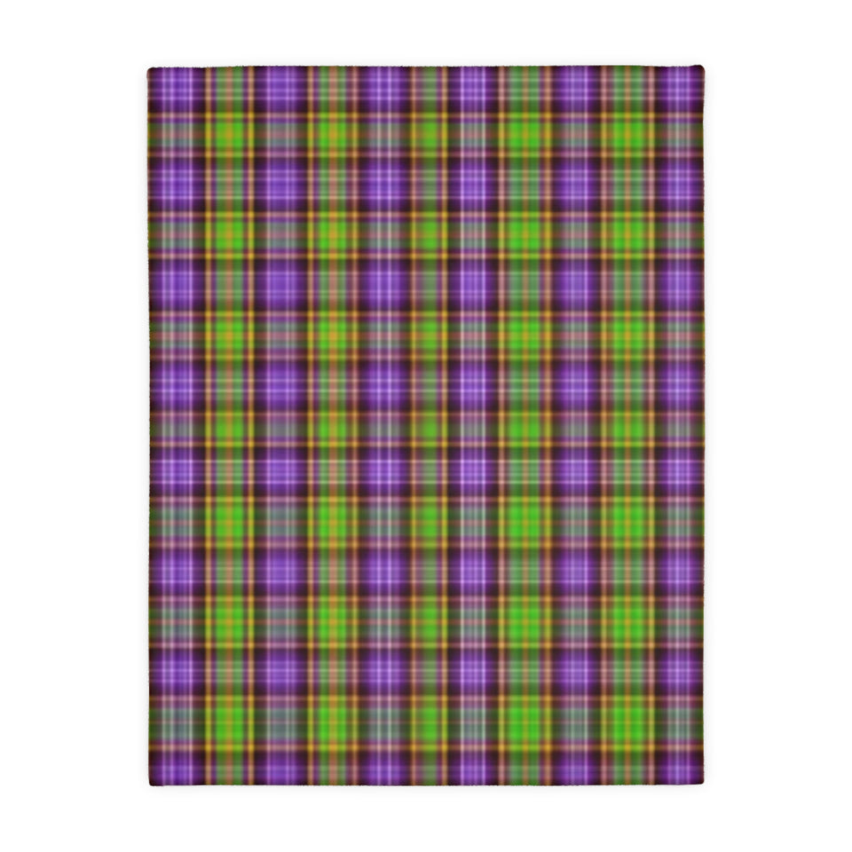 41CB  Colorful Plaid Blanket