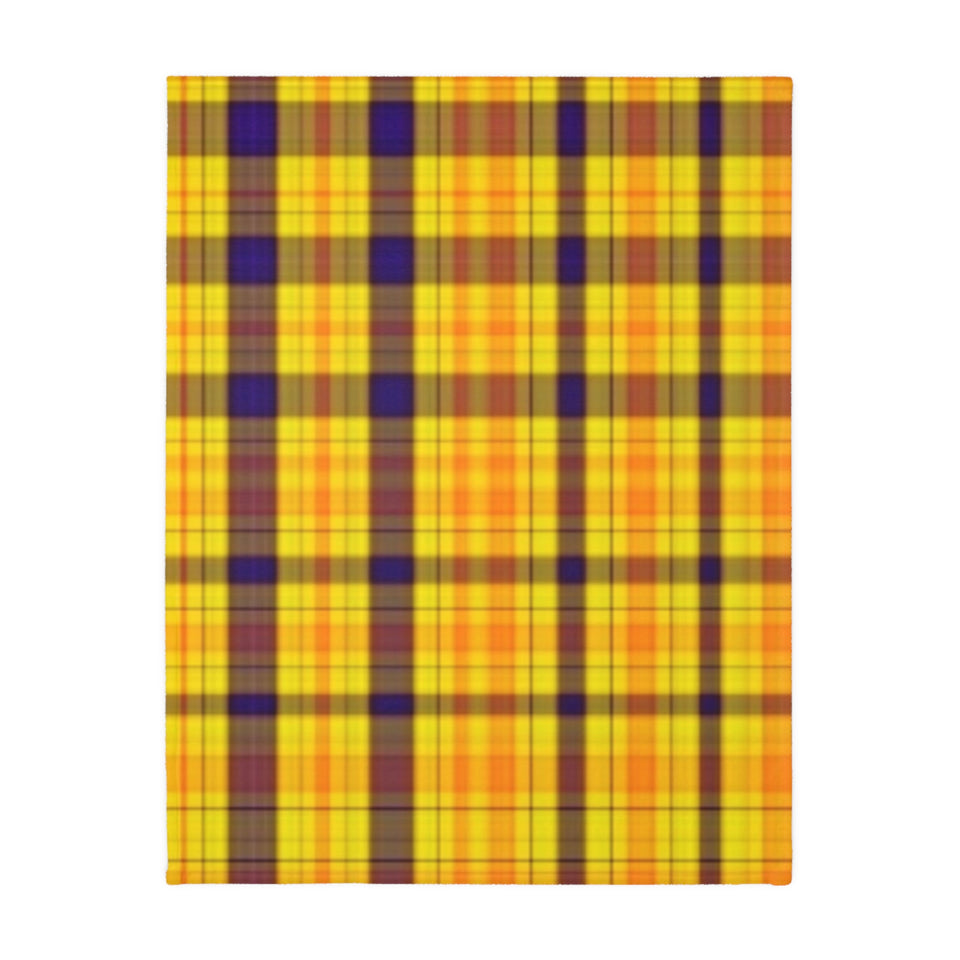 33CB  Colorful Plaid Blanket