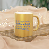 19SGM  Silver and Gold Christian Mug