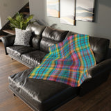 68CB  Colorful Plaid Blanket