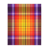 51CB  Colorful Plaid Blanket