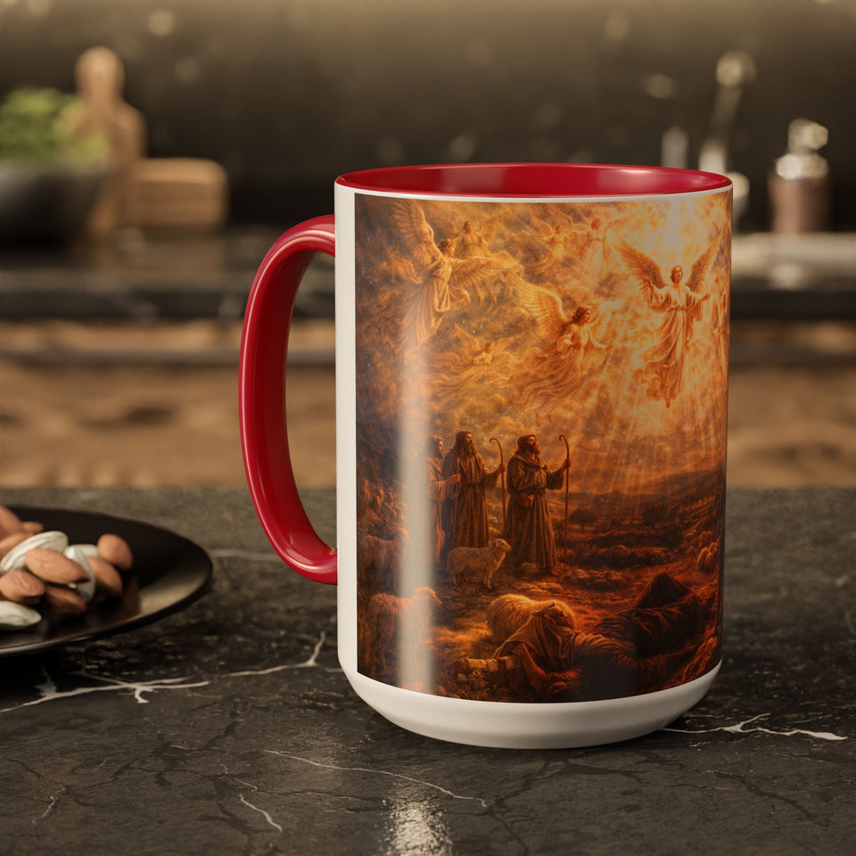 BSM47  Angels Visiting the Shepherds Mug