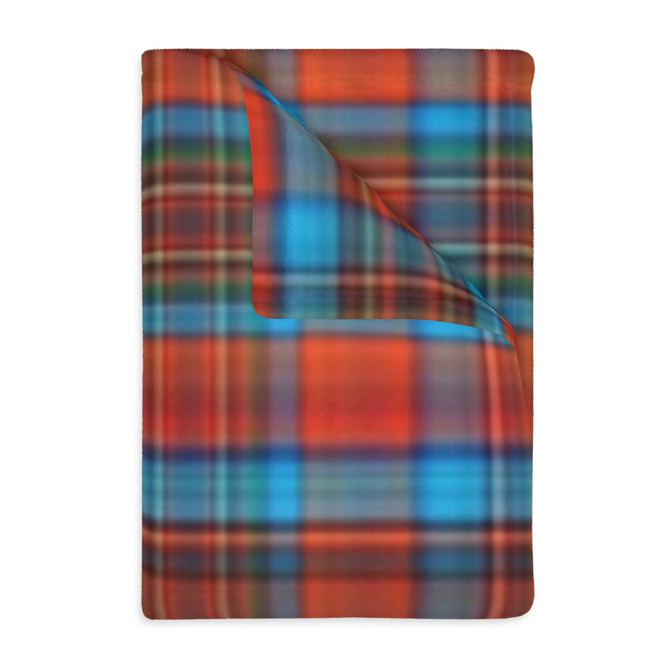 61CB  Colorful Plaid Blanket
