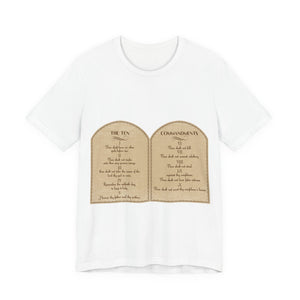 28CTS   Unisex Christian t shirt of the 10 Commendents