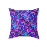 27PCF  Peacock Feather Pillow