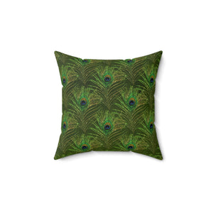 6PCF  Peacock Feather Pillow