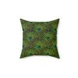 6PCF  Peacock Feather Pillow