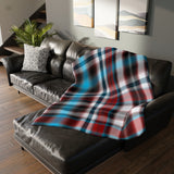 54CB  Colorful Plaid Blanket
