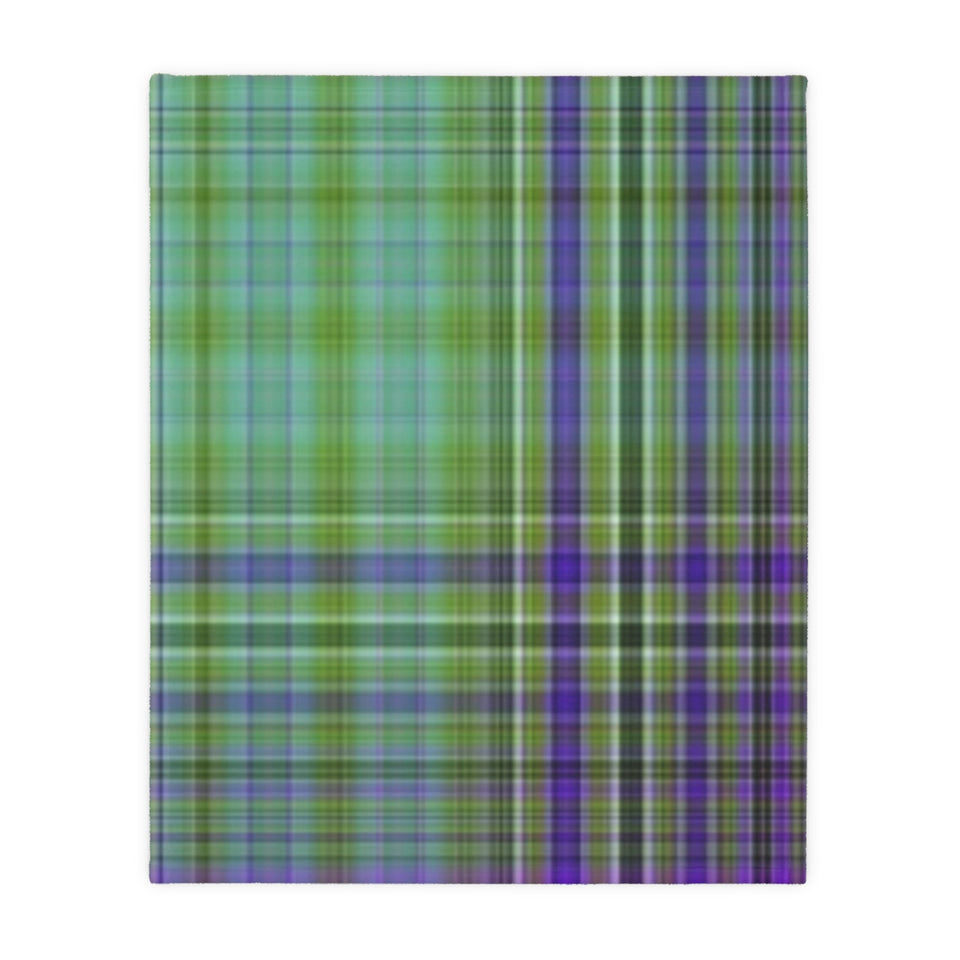27CB  Colorful Plaid Blanket