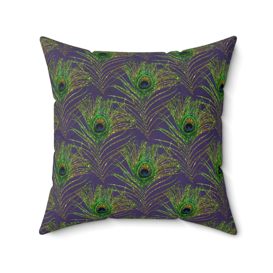 11PCF  Peacock Feather Pillow