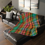 63CB  Colorful Plaid Blanket