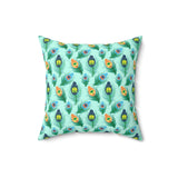 48PCF  Peacock Feather Pillows