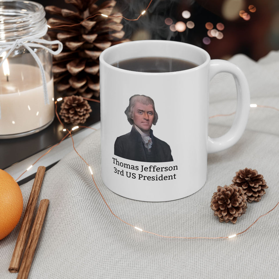 6TJQM  Thomas Jefferson Historical Quote mug