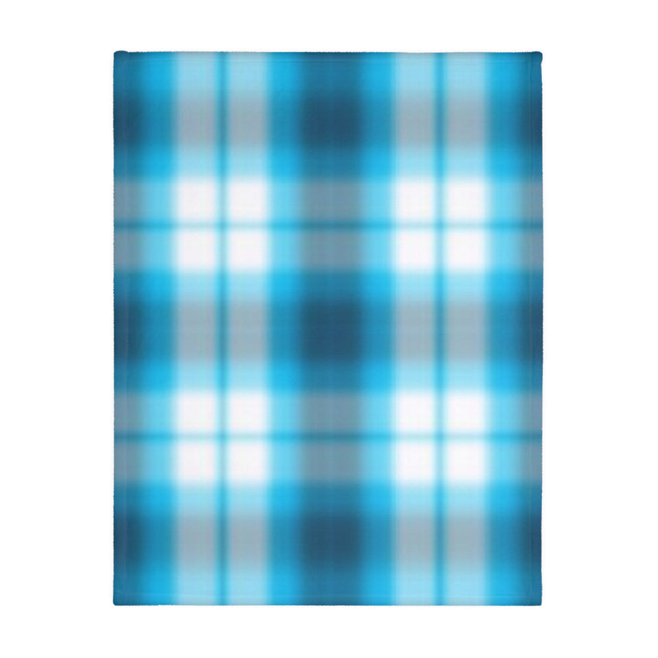 58CB  Colorful Plaid Blanket