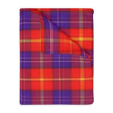 34CB  Colorful Plaid Blanket