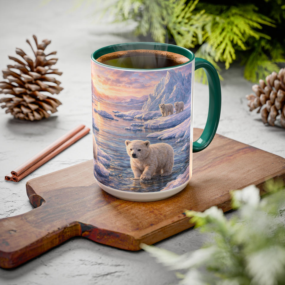 AM62  Polar Bear Family Mug