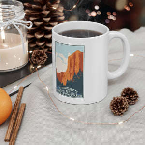 4NPS  Yosemite National Park Stamp Mug