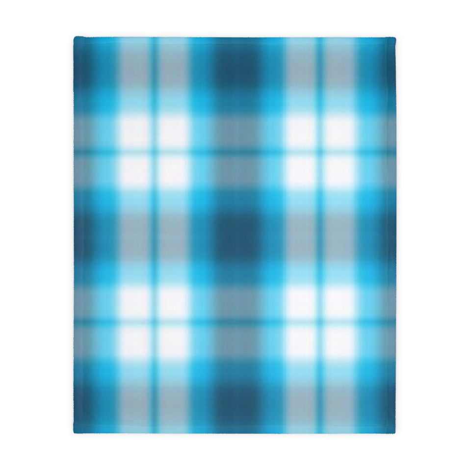 58CB  Colorful Plaid Blanket