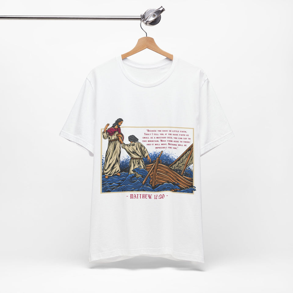 1BSTS Faith Can Move Mountains Bible Story Shirt