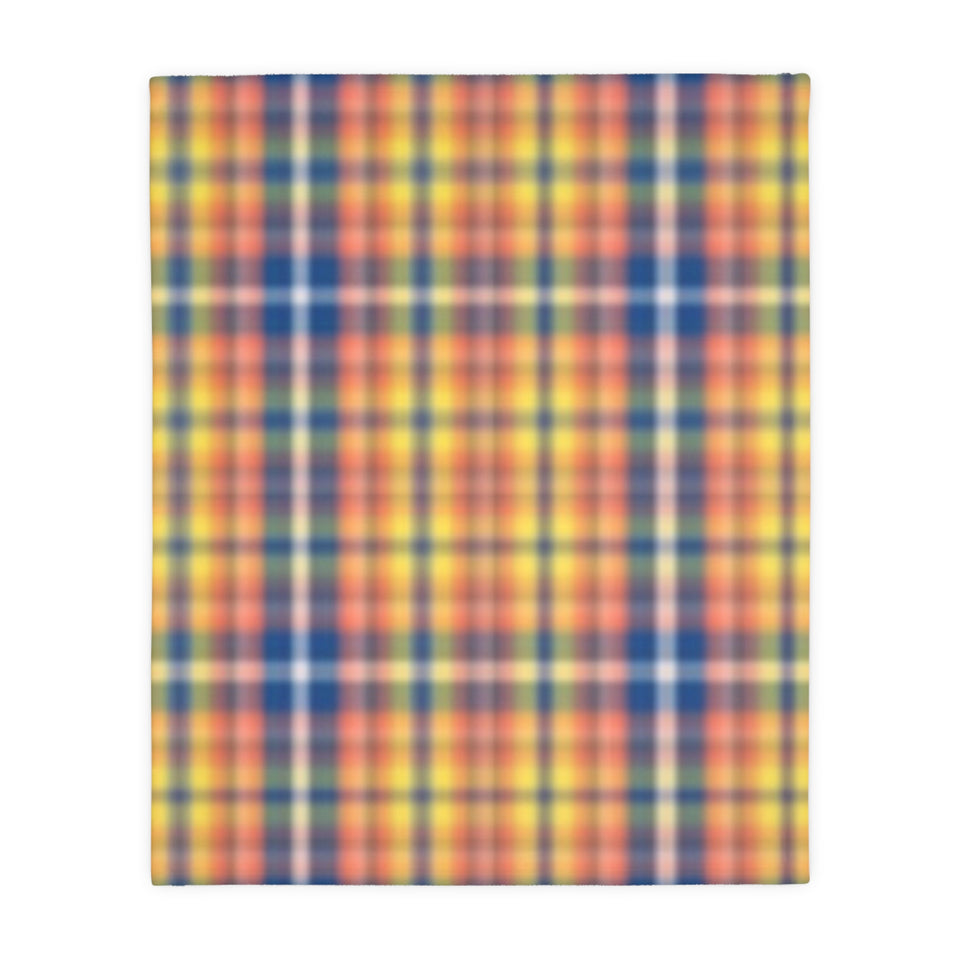 2CB  Colorful Plaid Blanket