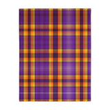 40CB  Colorful Plaid Blanket