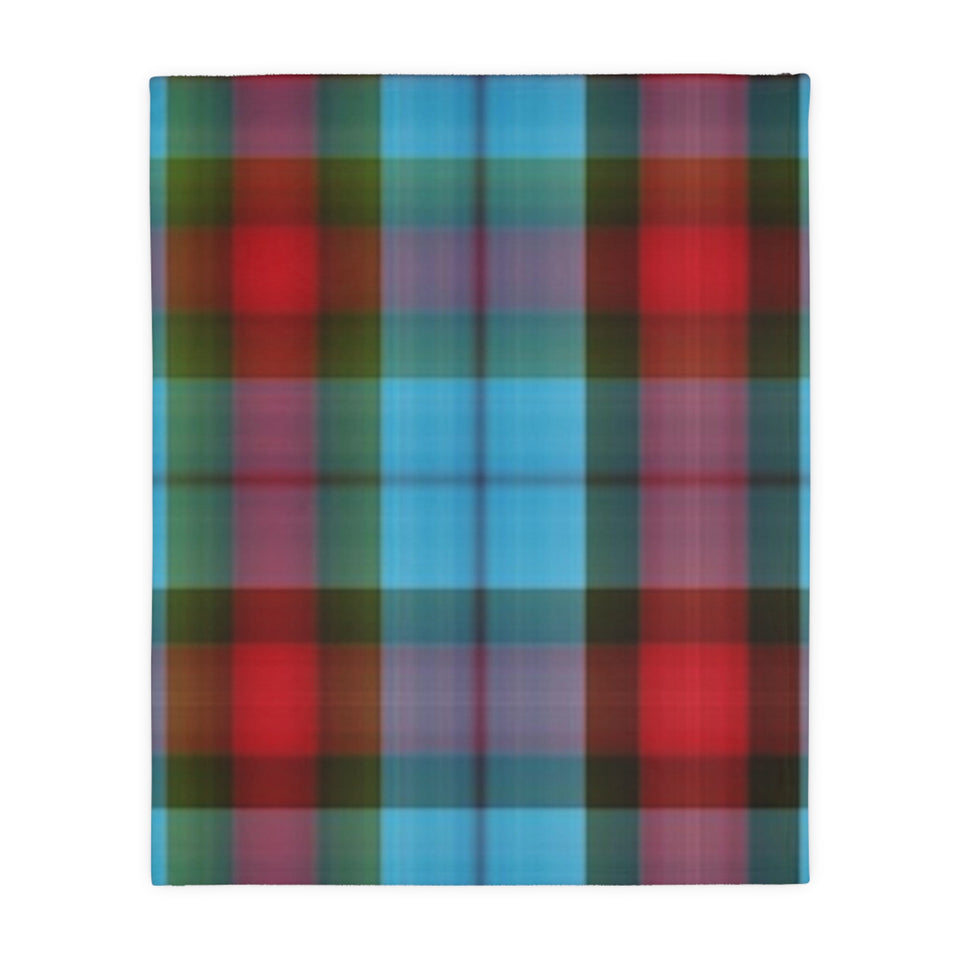 18CB  Colorful Plaid Blanket