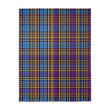 48CB  Colorful Plaid Blanket