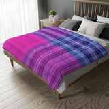 17CB  Colorful Plaid Blanket